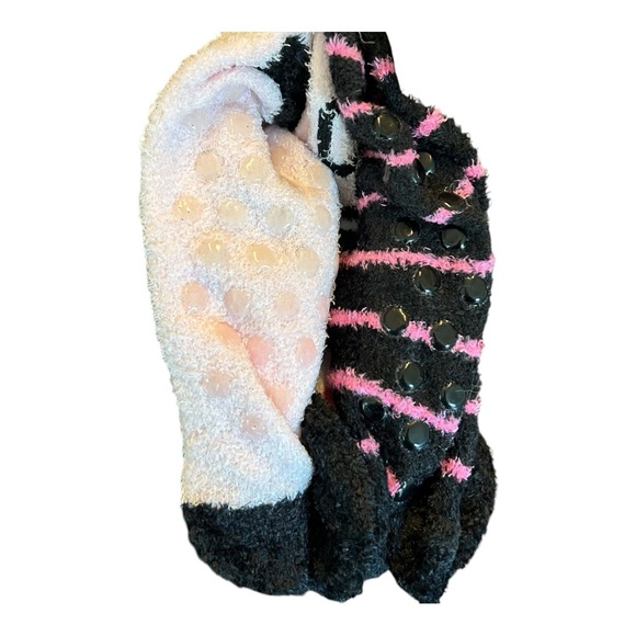 Cool Chick Micro Velour Women's Low Cut Cozy Socks 2 Pair Shoe Size 4-10 NEW - Picture 3 of 5